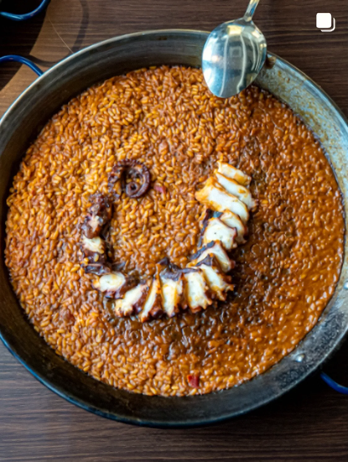 Arroz con pulpo